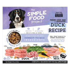 Simple Food Project duck recipe 96oz packaging for budget-friendly, long-term meals.
