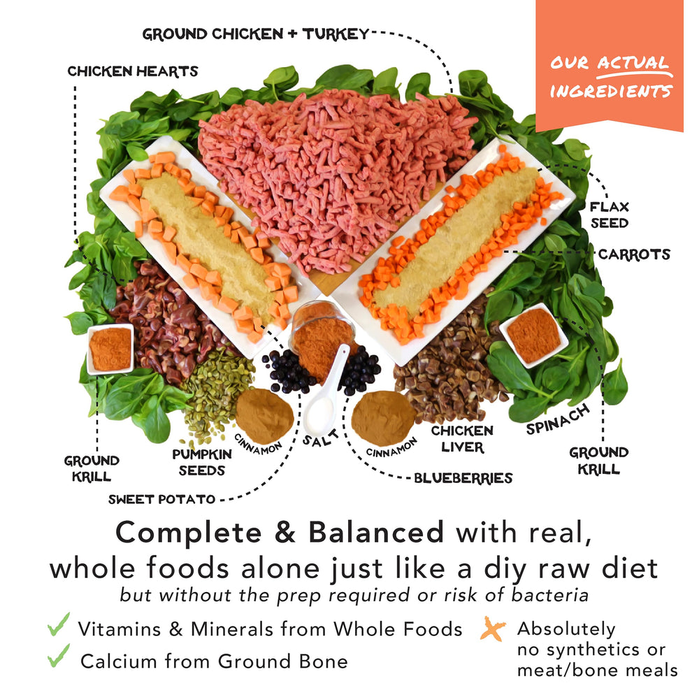 Simple Food Project topper or complete meal for flexible feeding.