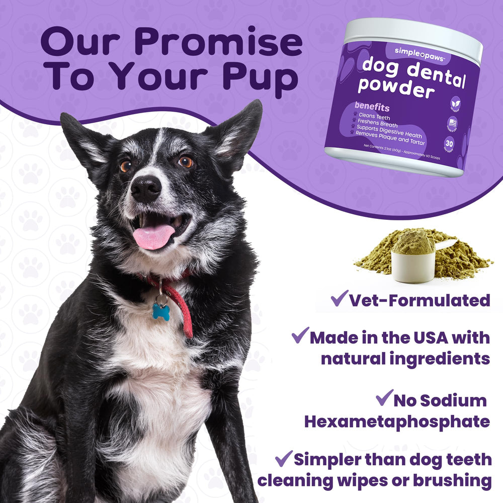 Simple Paws fresh breath before snuggles leads to more confident dog kisses