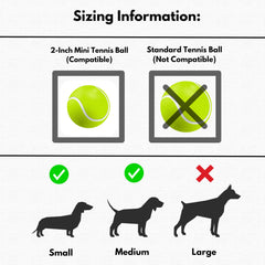 Simple Spree Goods ball launcher in action for medium dogs, promotes active outdoor play
