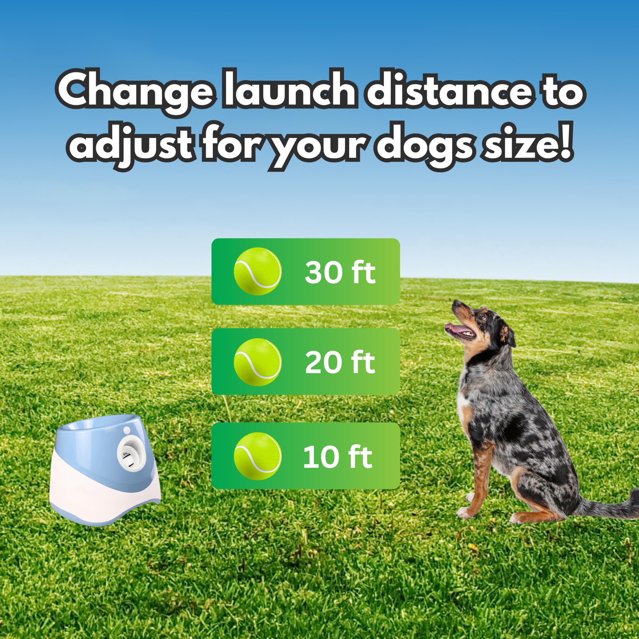Simple Spree Goods indoor-outdoor launcher with adjustable distances for flexible play