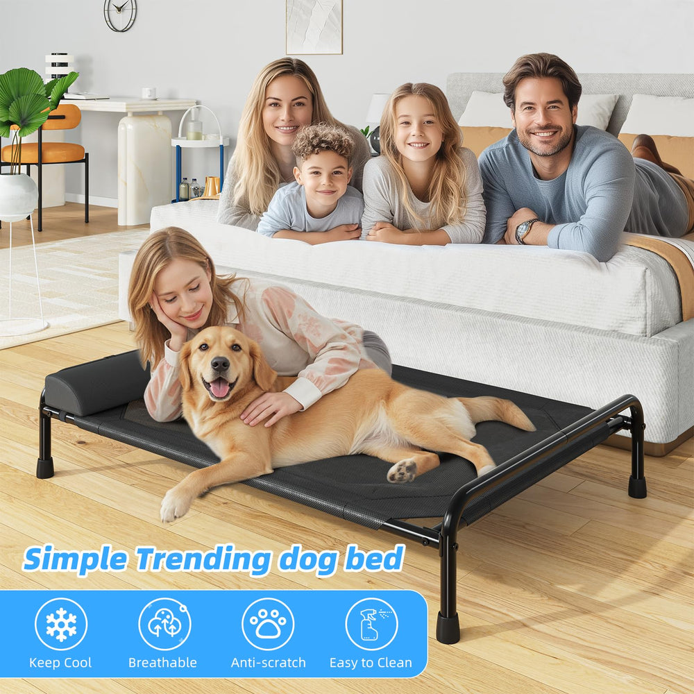 Simple Trending 1-inch iron frame stays sturdy against scratching and wear.
