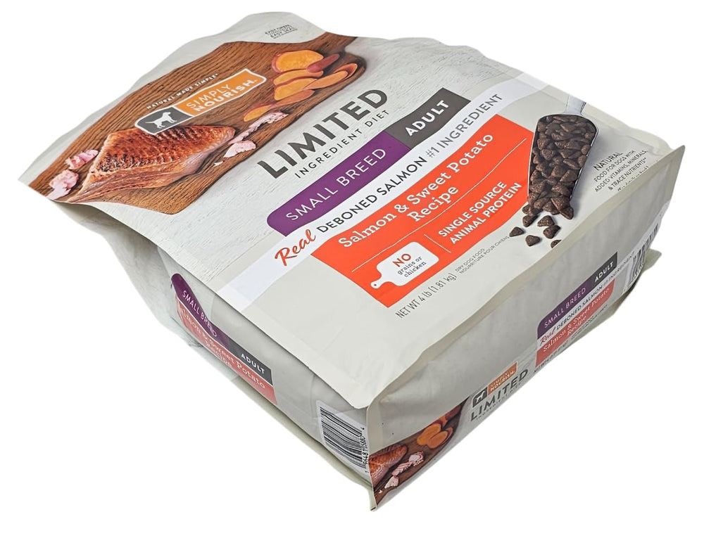SIMPLY NOURISH small-breed 4-lb bag storage ready for busy households
