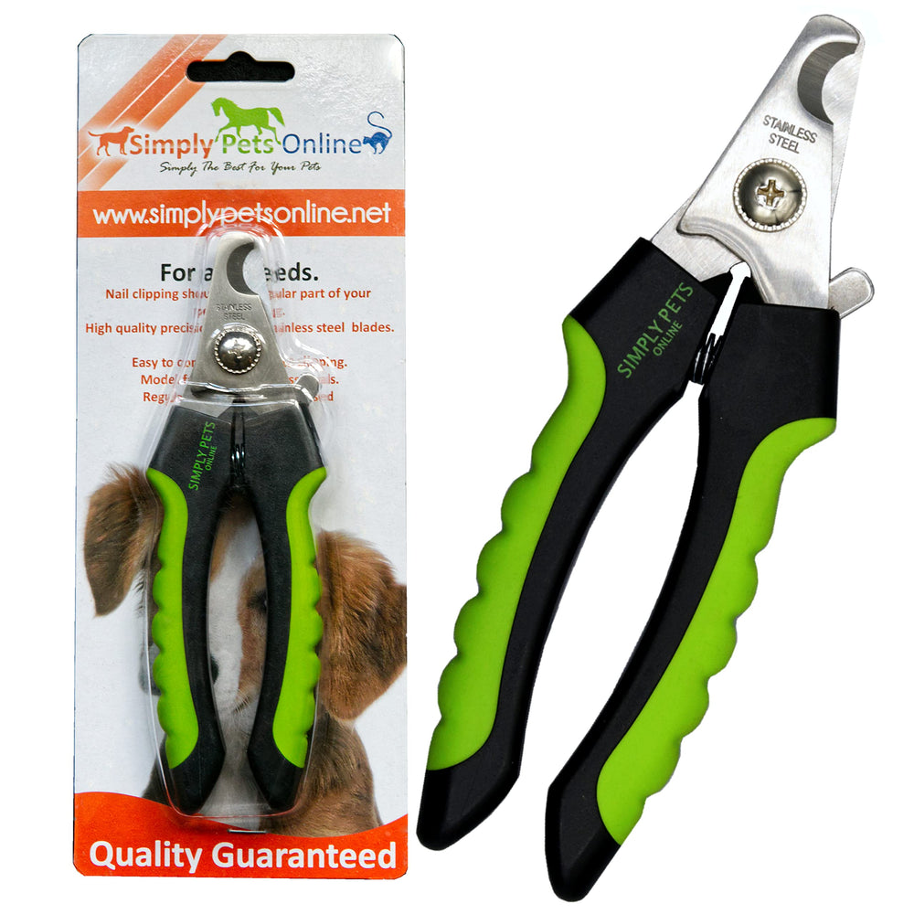 Simply Pets Online dog nail clippers with safety guard for precise trimming