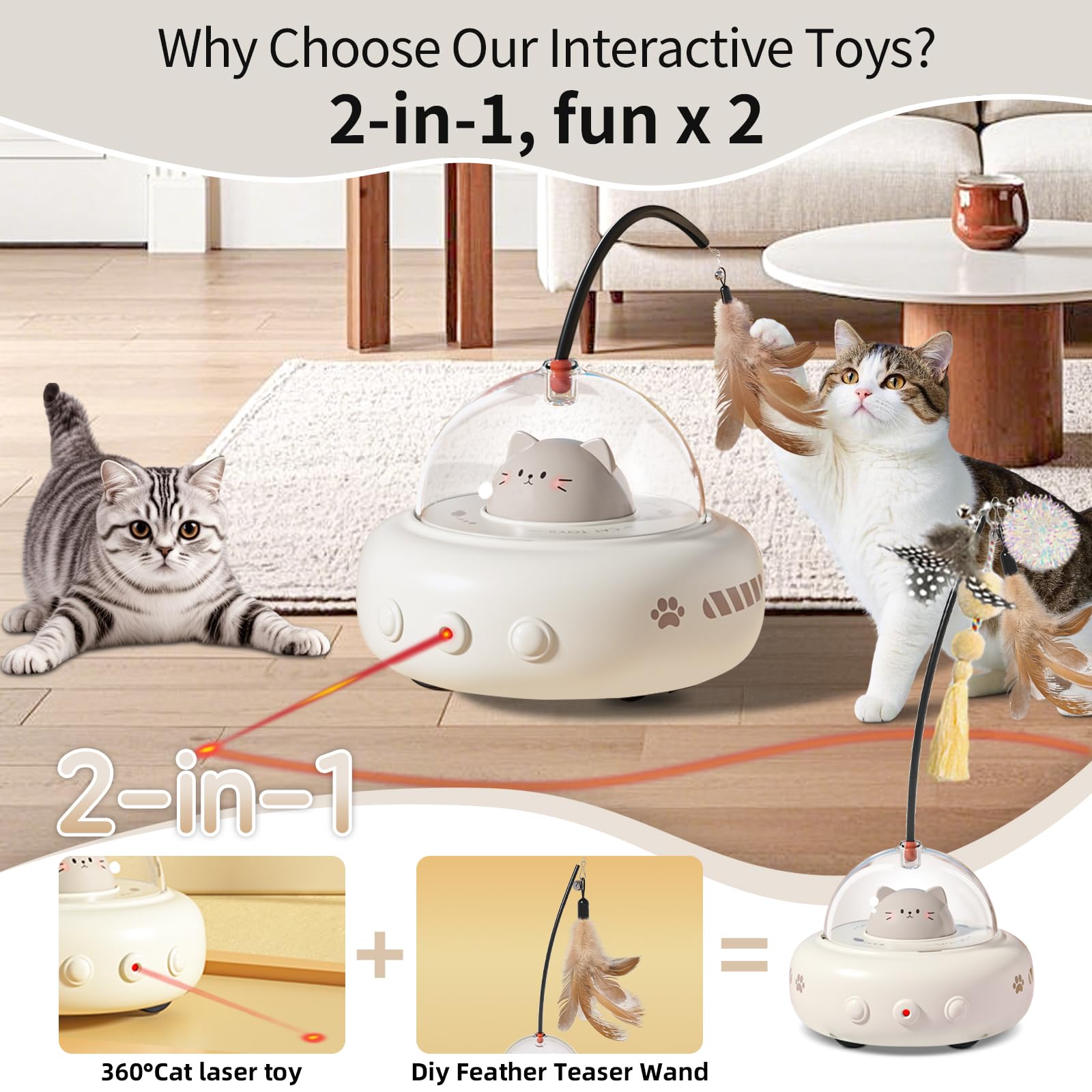 Simxihong laser cat toy laser-action angle demonstrates unpredictable pursuit for chase sessions.