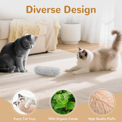 SINROBO catnip pillow orange—stimulating scent and active play for curious cats