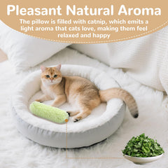 SINROBO crinkle-catnip-green—crinkle sounds entice hunting instincts during play