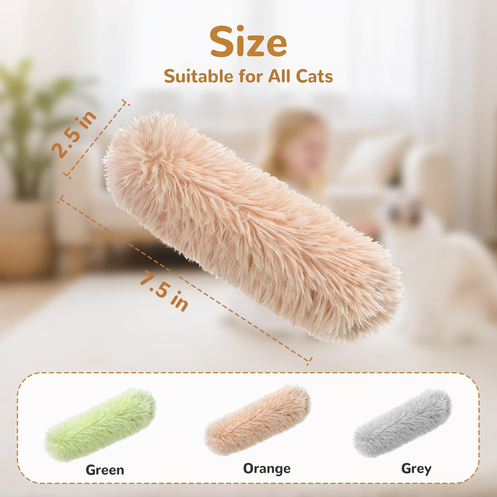 SINROBO crinkle-catnip-grey—multi-sensory toy promotes activity and focus