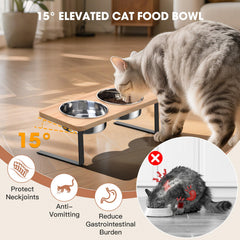 Siooko tilted 15-degree design reduces neck strain during meals.
