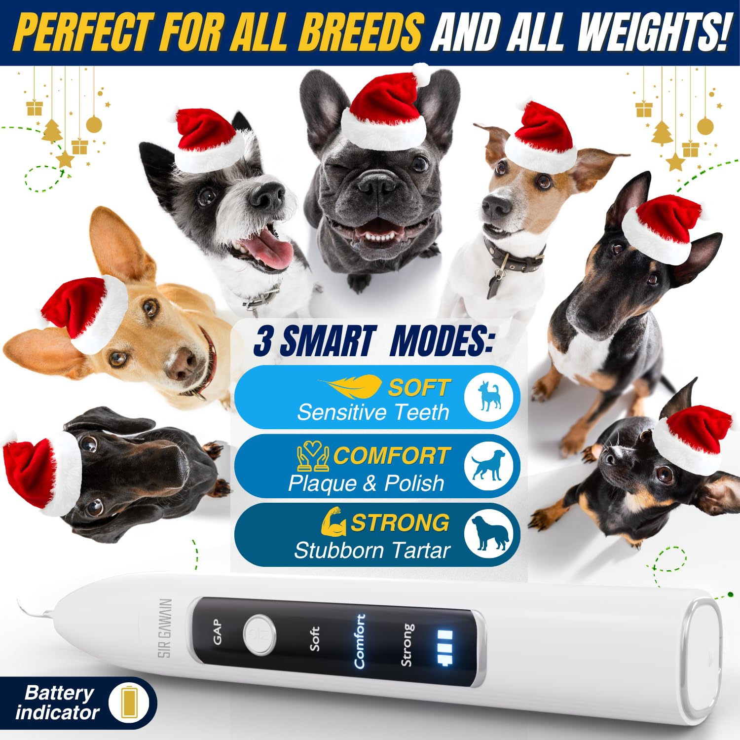 SIRGAWAIN compact portable design fits home or travel use
