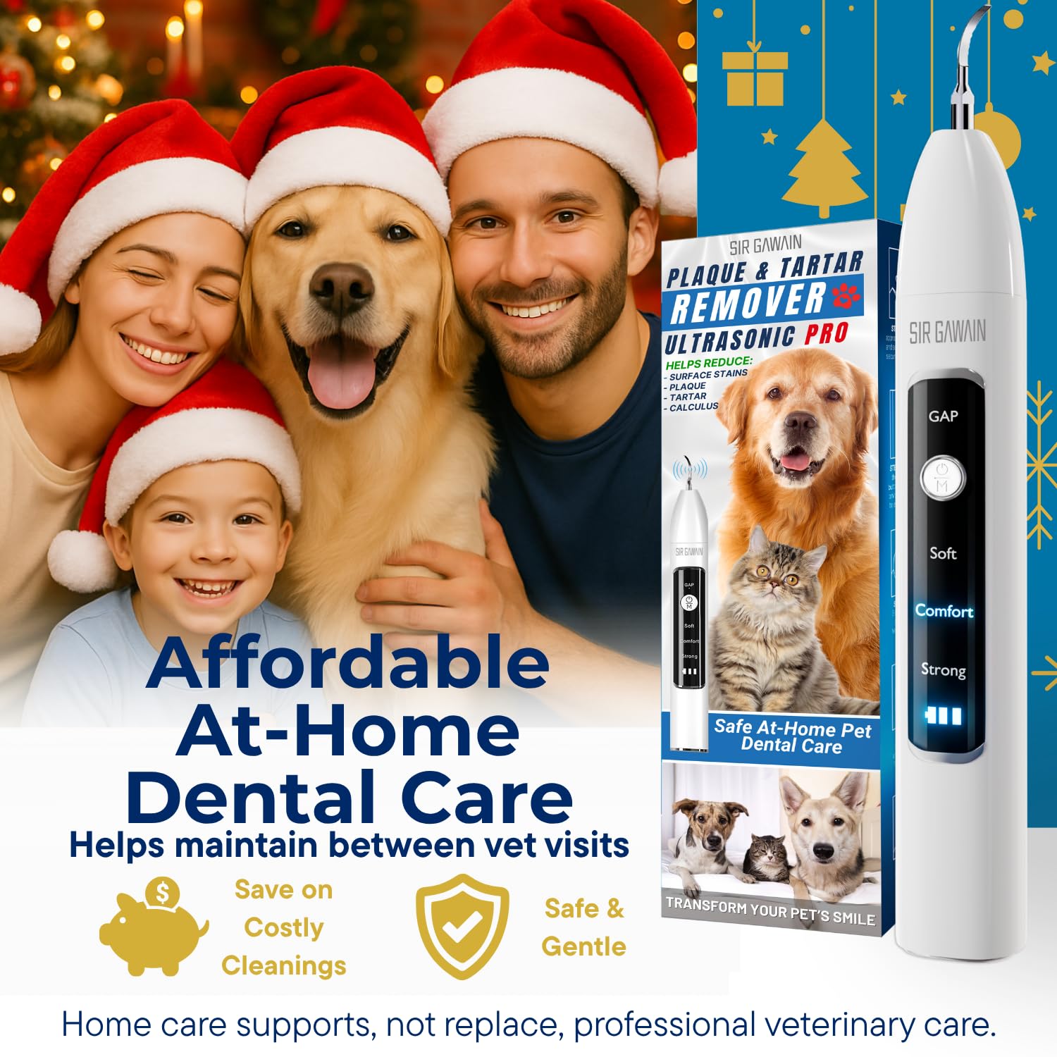 SIRGAWAIN home pet dental care setup for routine cleaning