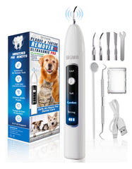 SIRGAWAIN plaque remover teeth device white enables at-home pet dental cleaning