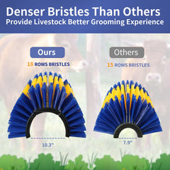 SISIPAI LIFE cattle scratcher blue yellow colors attract cows for scratching