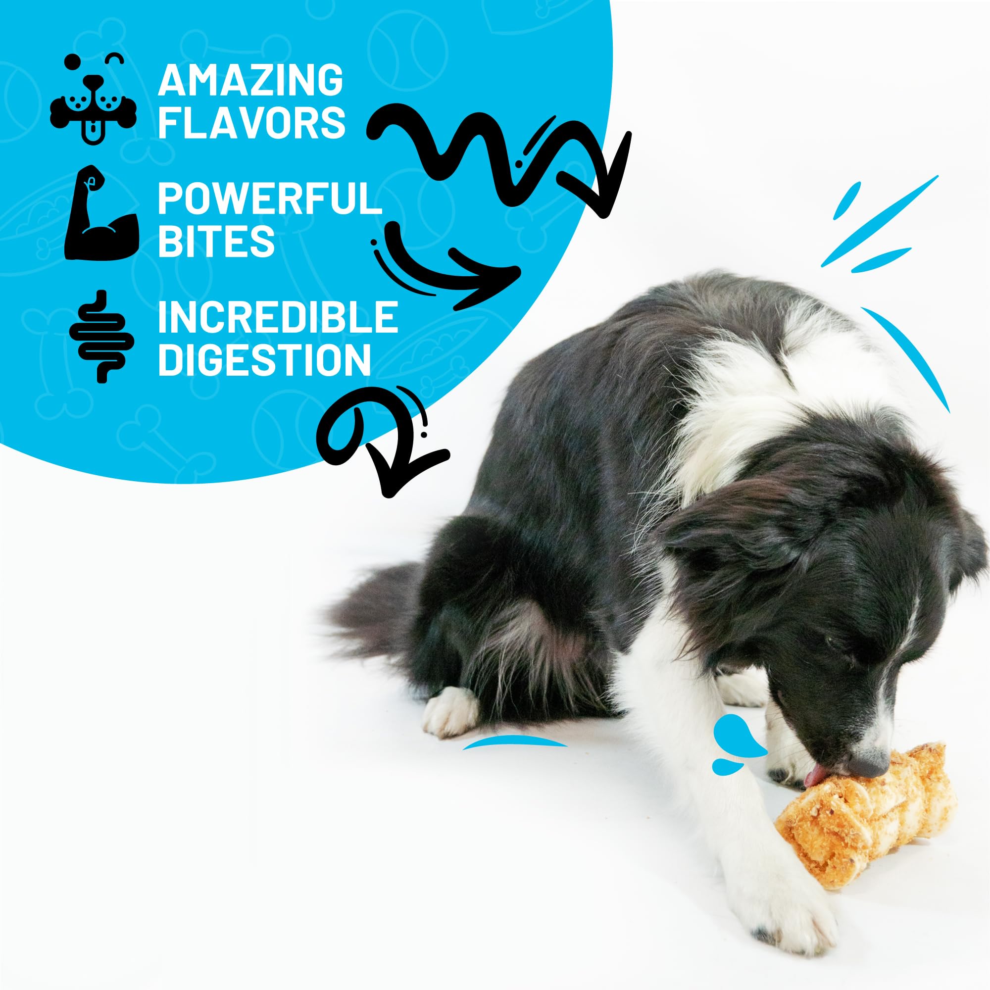 SITKA rawhide-free beef cheek emphasizes safe, digestible alternative for dogs.