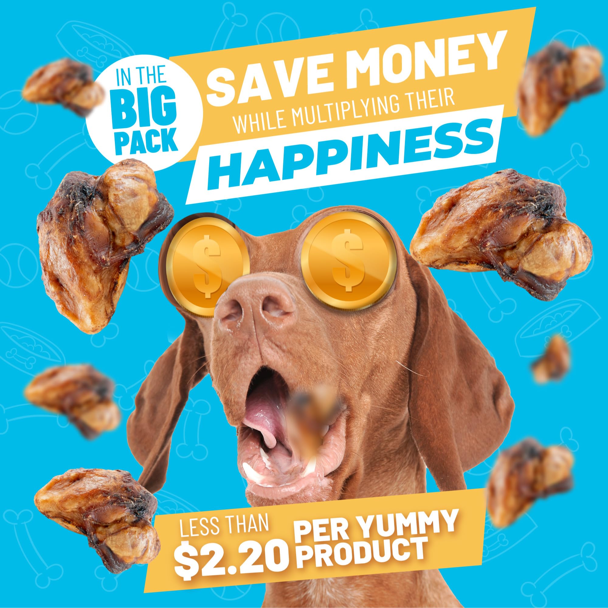 Sitka Farms 100 percent natural pack logo reinforces wholesome pet treats.