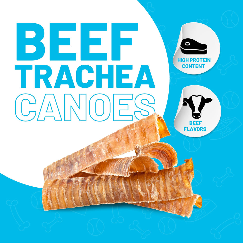SITKA Sitka Farms beef split trachea for small dogs image shows easy-to-chew option