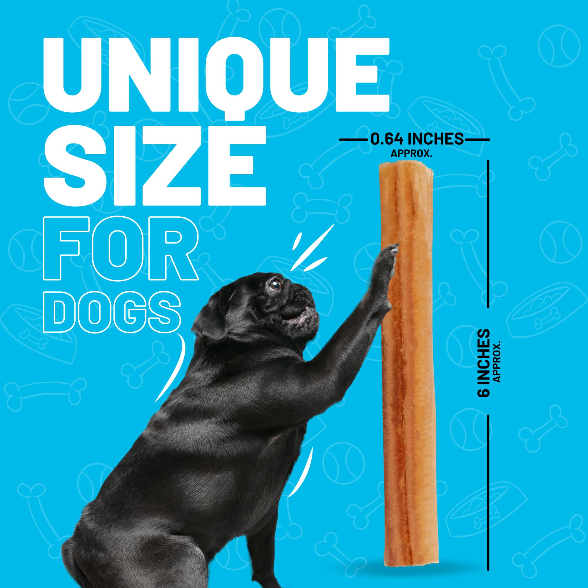 Sitka Farms Bully Sticks shelf display for quick dog treats