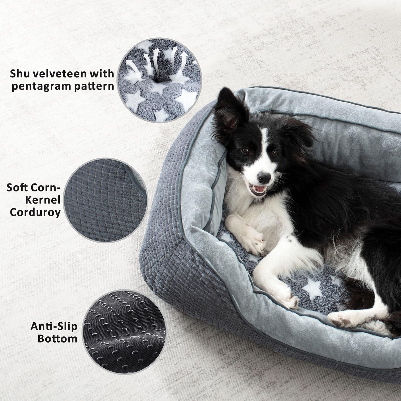SIWA MARY wide side bolsters support joints during naps.