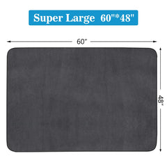 SIWA MARY Washable Pee Pad 60x48 high-density middle layer absorbs urine quickly.