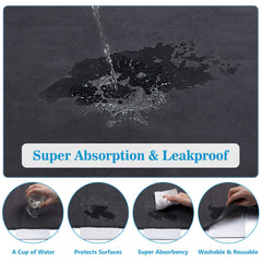 SIWA MARY Washable Pee Pad 60x48 non-slip backing keeps pads in place.