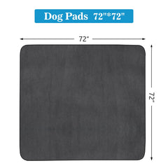 SIWA MARY washable pee pad bottom non-slip view shows stable placement to protect floors