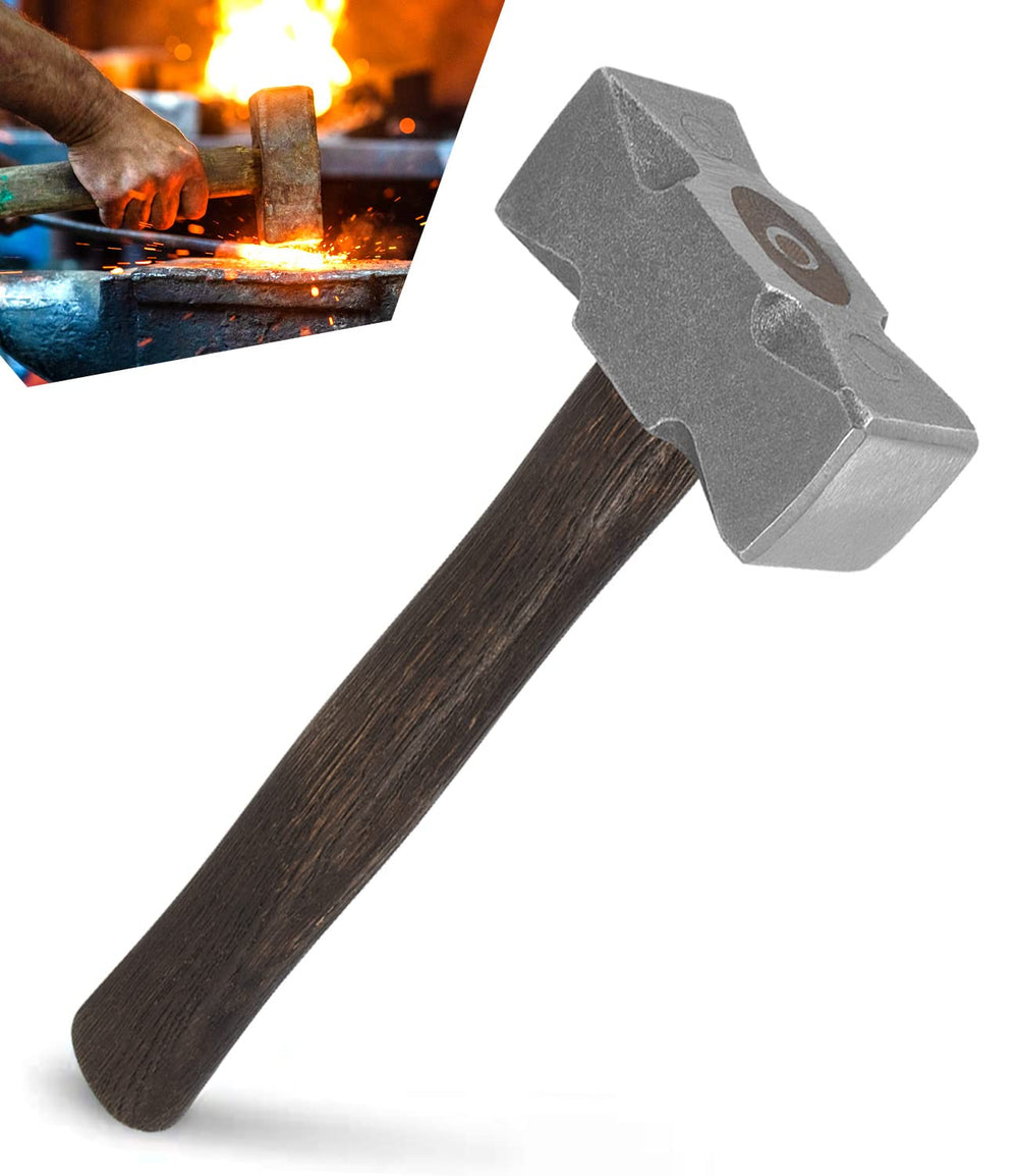 sixcow blacksmith hammer head close-up highlights a durable forged head for precise forging