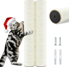 SIYIPURR cat-scratching-post replacement pole 2pcs for quick refurbishment and durable cat play.