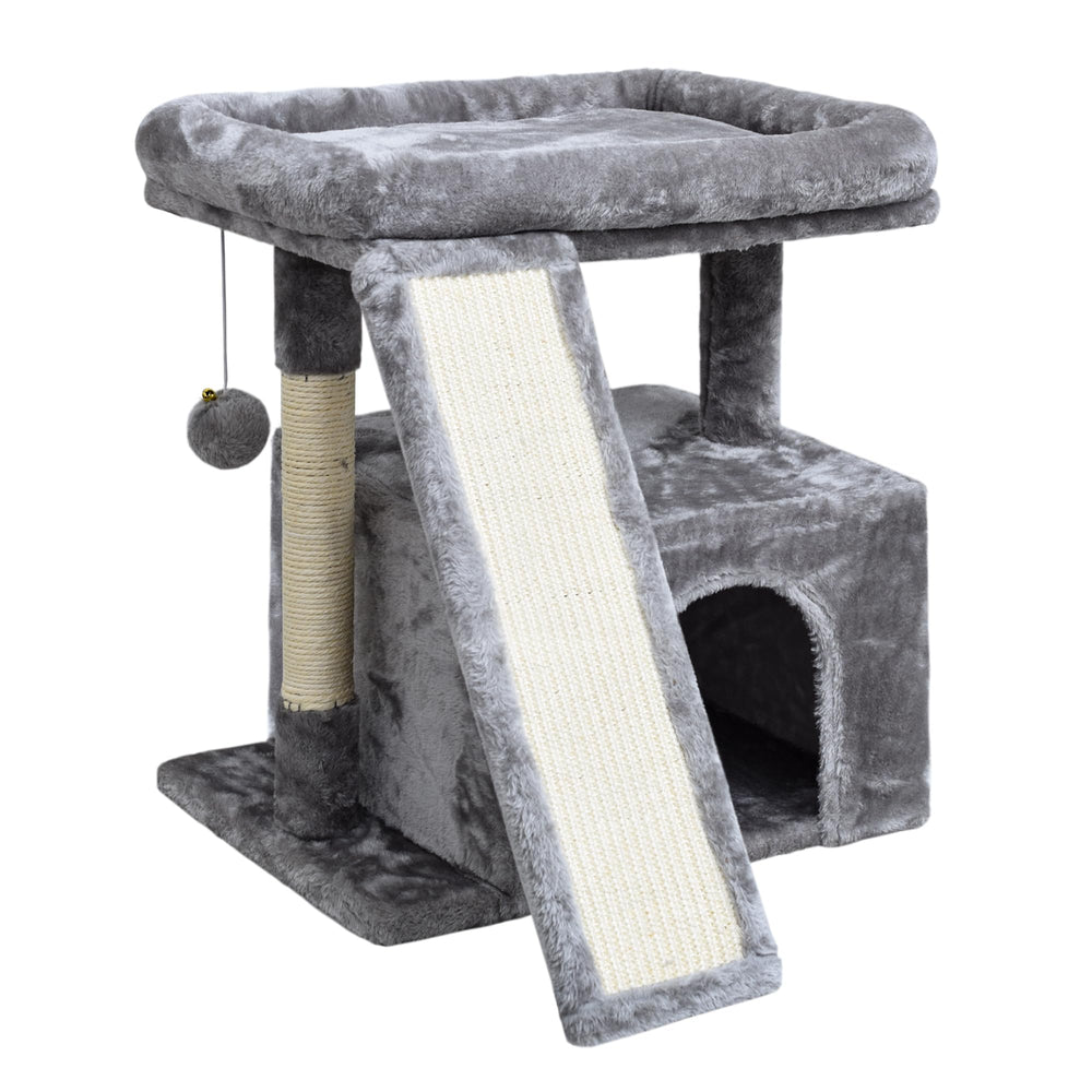 SIYIPURR small cat tree indoor cats scratching post for healthy scratching and exercise.
