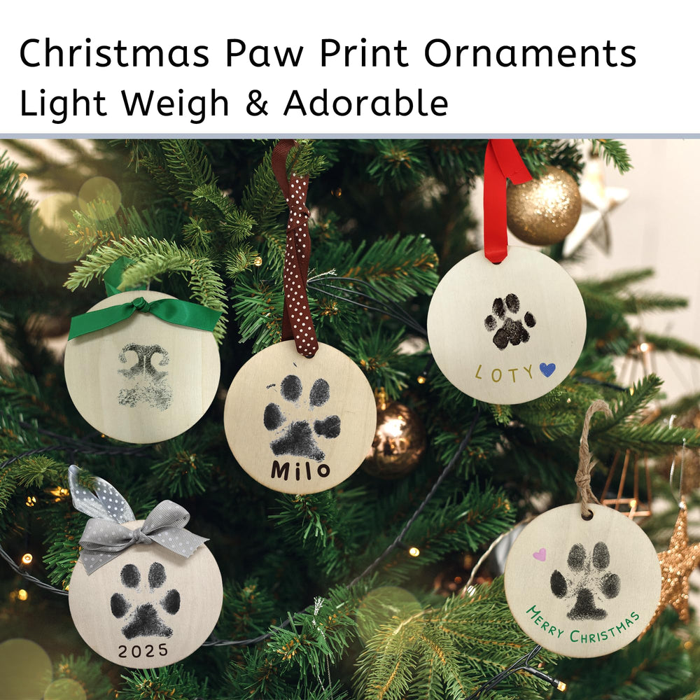 Skittypurr inkless paw print kit white cardstock with a clean imprint