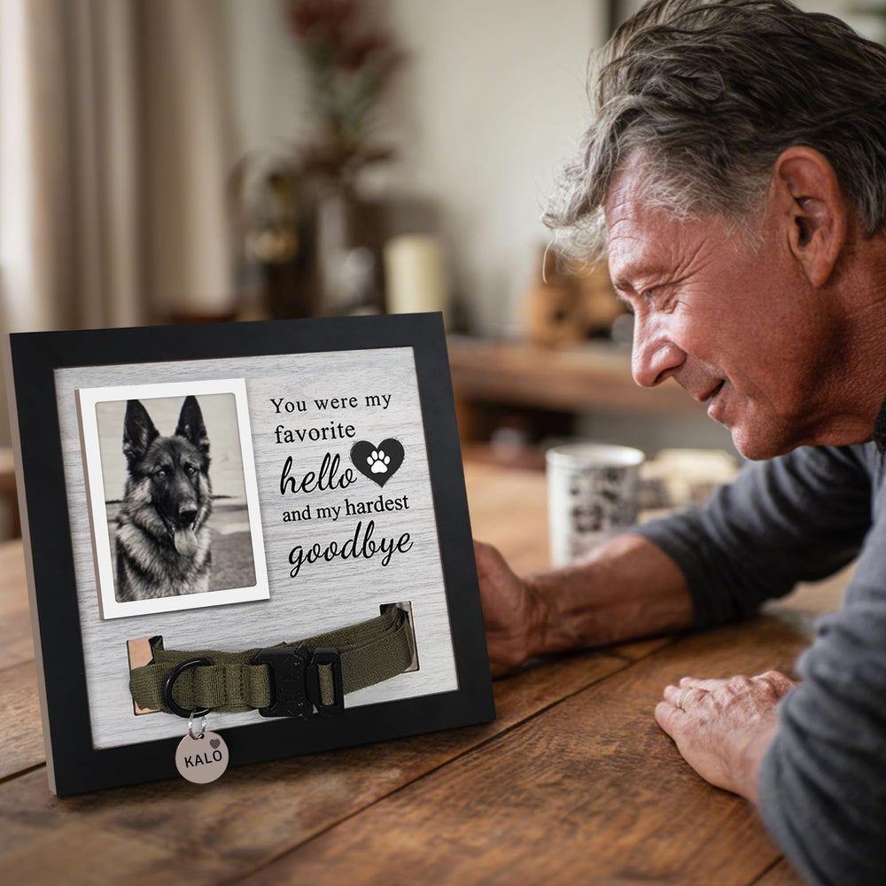 Skittypurr pet-loss sympathy gift frame offers a comforting remembrance.