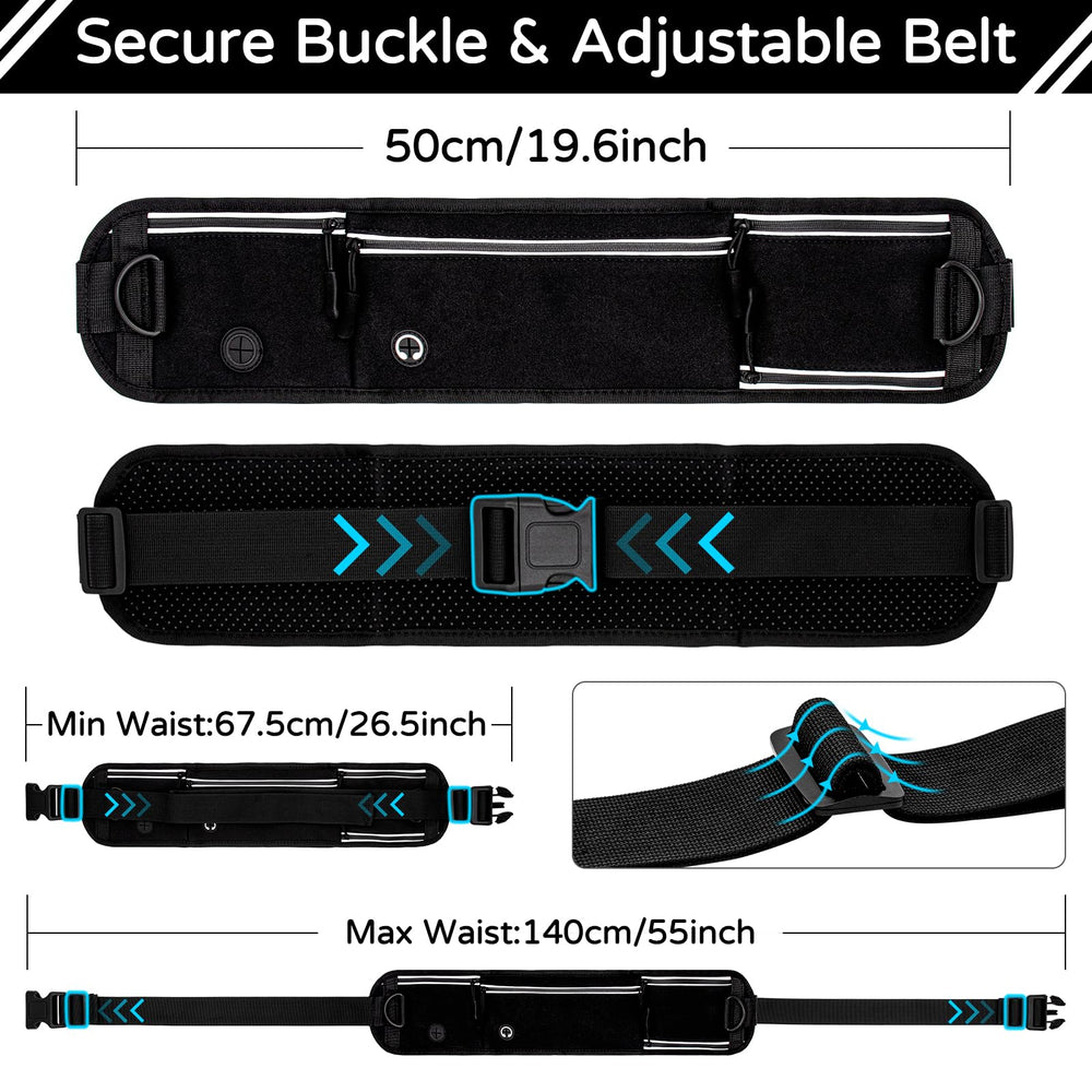 Skmeditec adjustable waist belt ensures comfortable, secure hands-free wear for different body sizes.