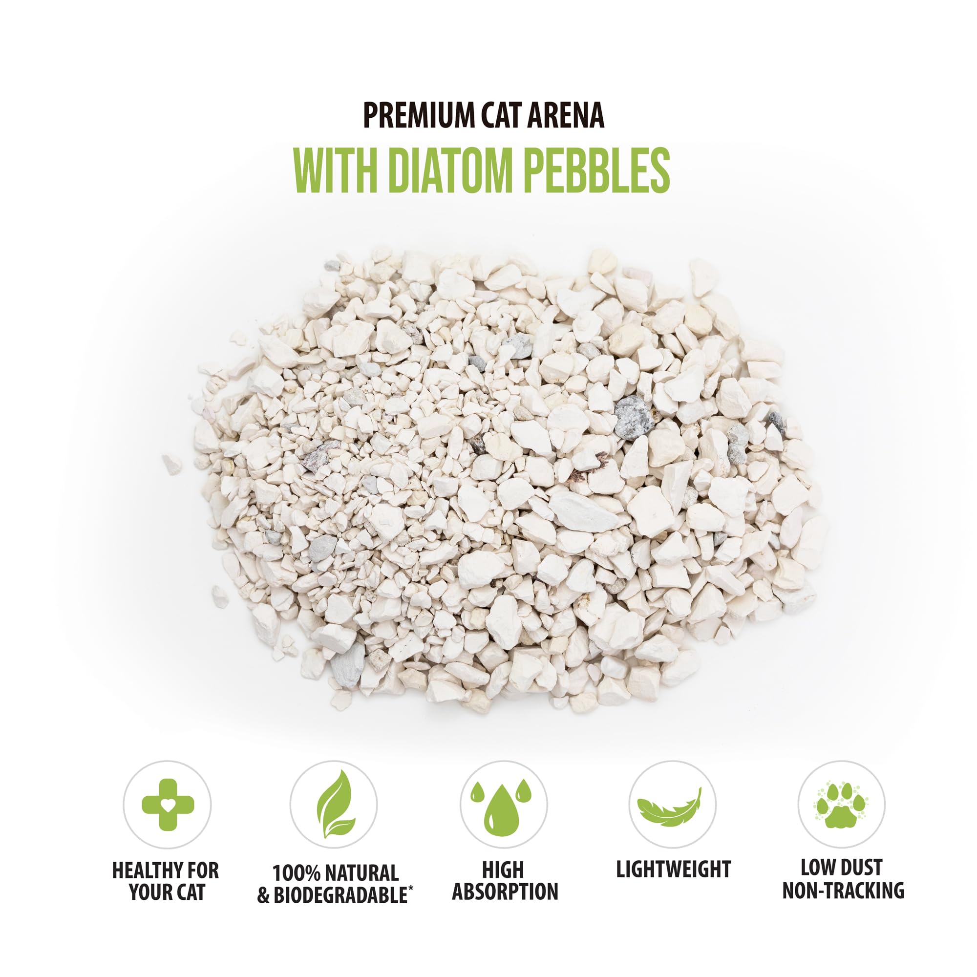 Skoon Original litter features a low-dust formula for sensitive homes.