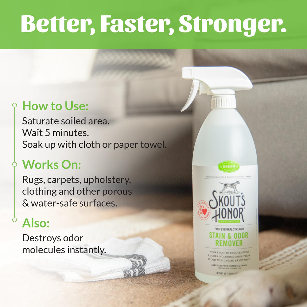 Skout's Honor bedding stain remover liquid for sheets and pillows