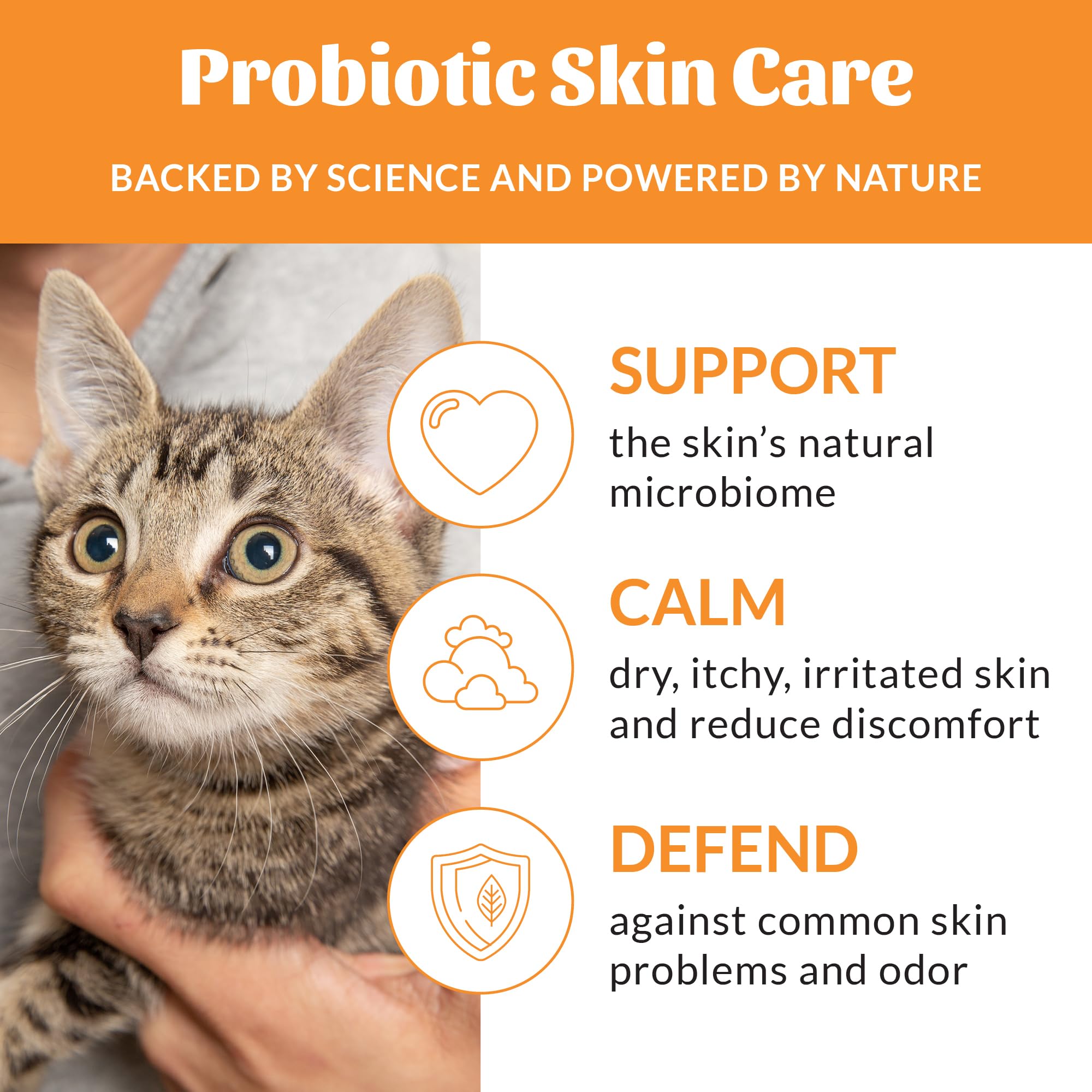 Skout's Honor cruelty-free badge - compassionate choice for cat grooming.