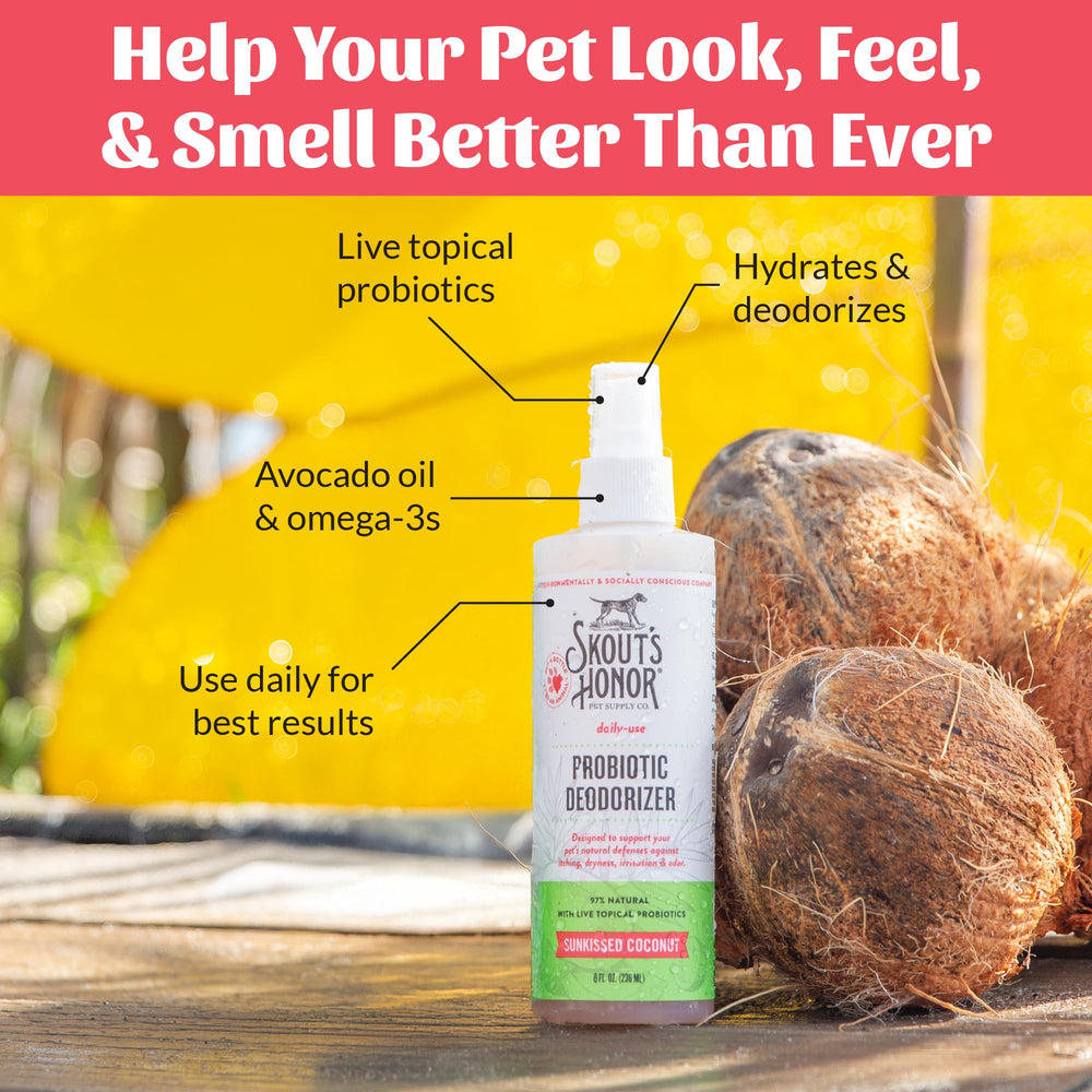 Skout's Honor microbiome-friendly certified seal on packaging