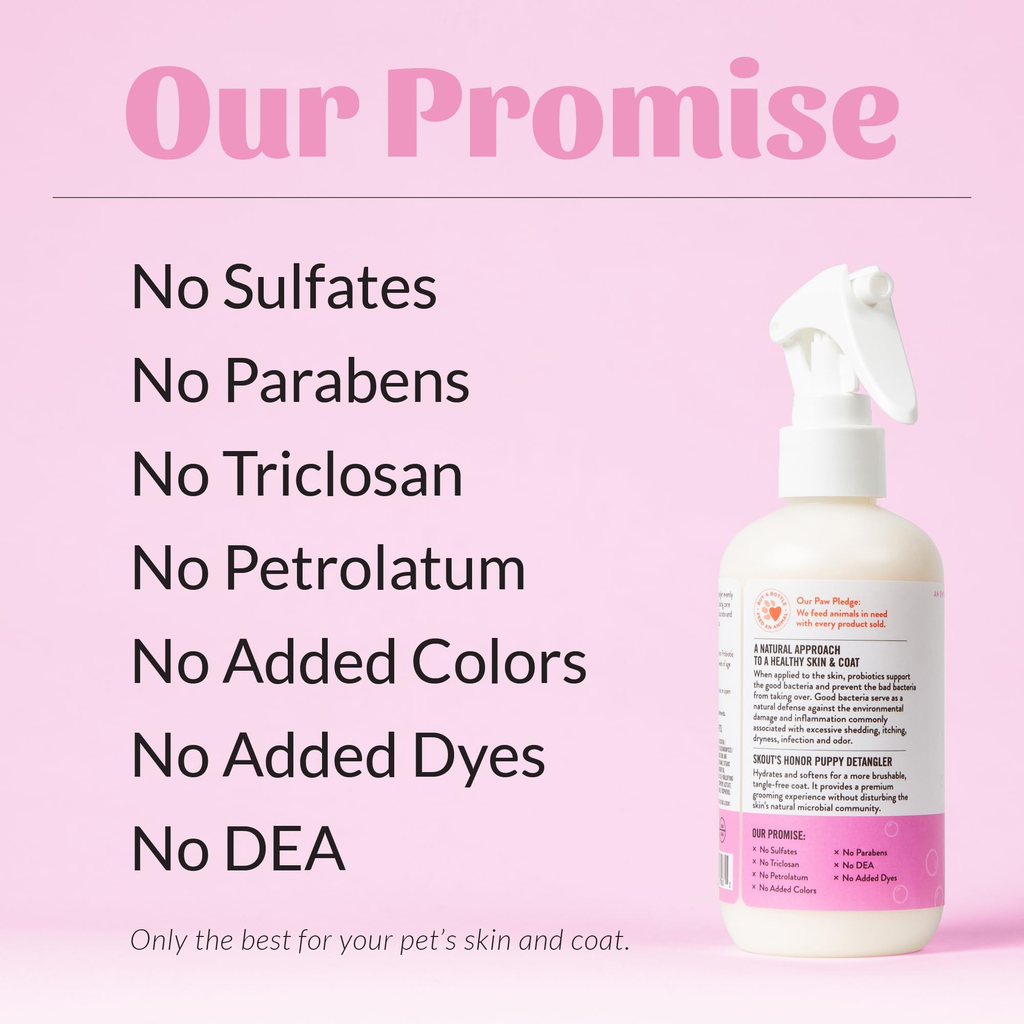 Skout's Honor paw pledge donation icon — gives back with every bottle