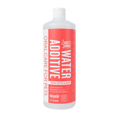 SKOUT'S HONOR peanut butter bacon water additive bottle for daily tartar control.