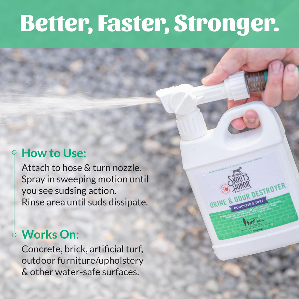 SKOUT'S HONOR plant-powered ingredients highlight a pet-safe cleaning formula.