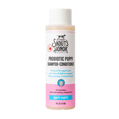Skout's Honor probiotic dog shampoo avocado oil bottle enhances coat nourishment and hydration