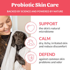Skout's Honor probiotic dog shampoo foam lather creates rich cleansing