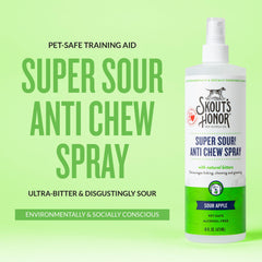 SKOUT'S HONOR spray on shoes to stop licking and nibbling.