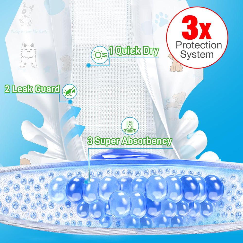 SkyLion dog diapers small with adjustable Velcro closures for quick on-off and secure fit.