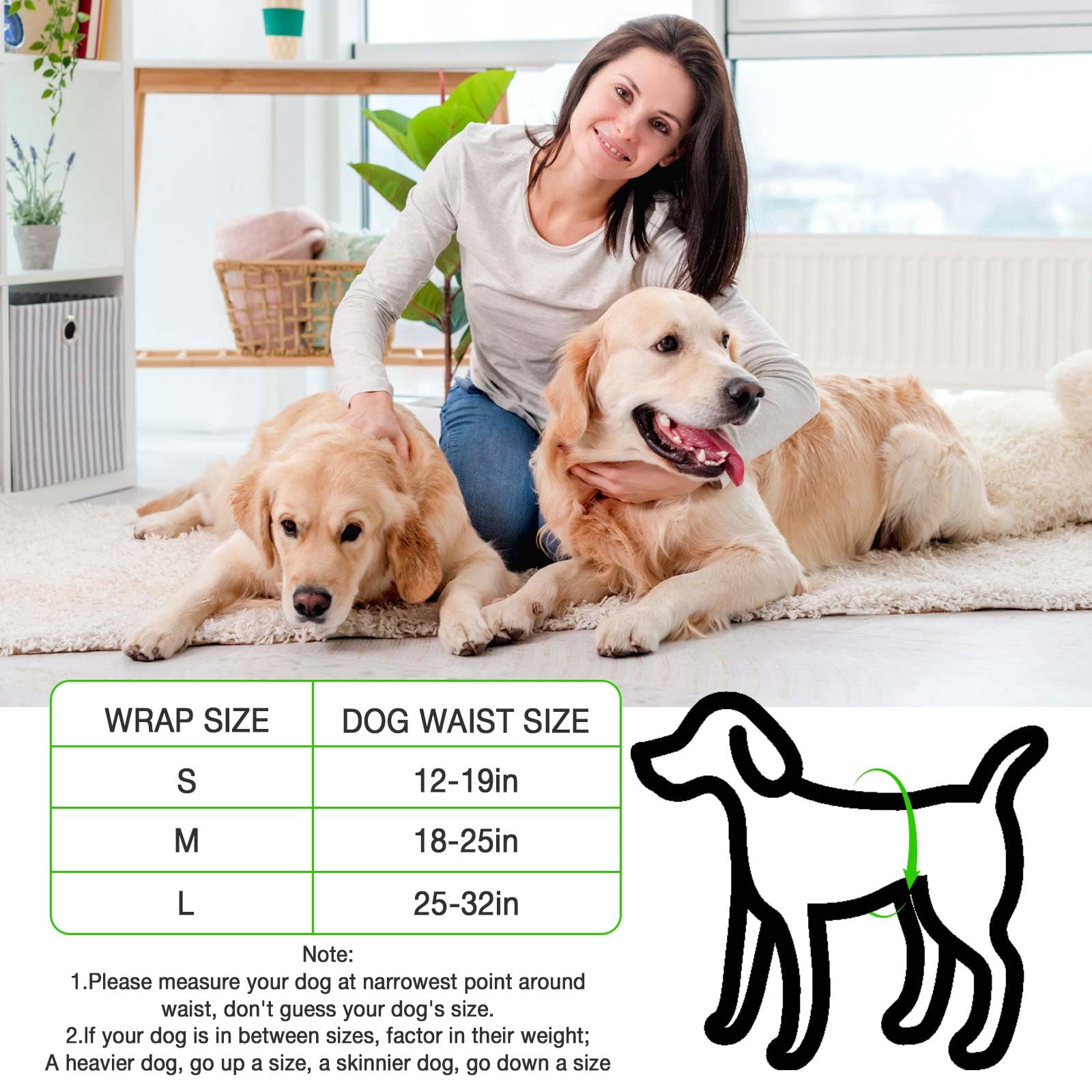 SkyLion dog diapers small ultra-thin breathable design keeps movement comfortable.