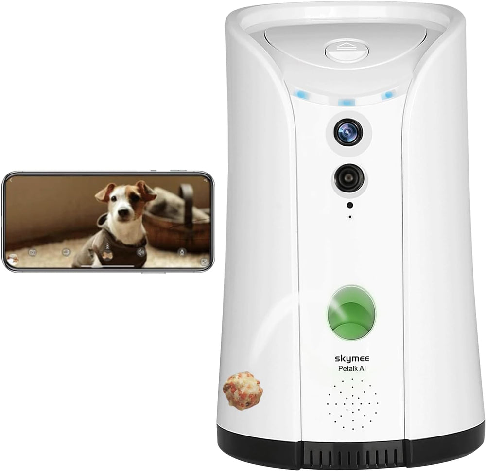 SKYMEE dog camera front view for reliable home monitoring in clear 1080p.