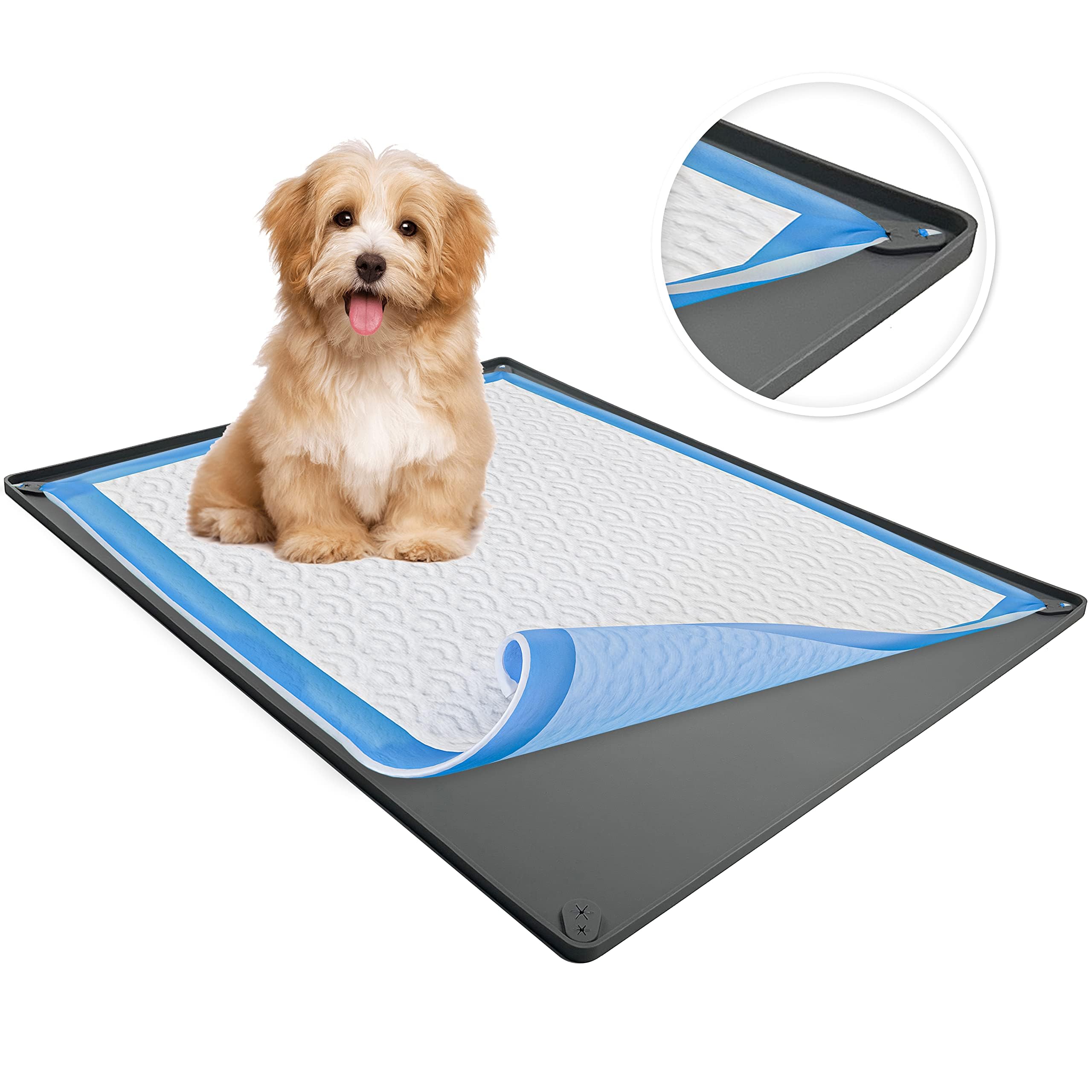 Skywin dog pad holder tray compact storage-ready design for small spaces and cars.