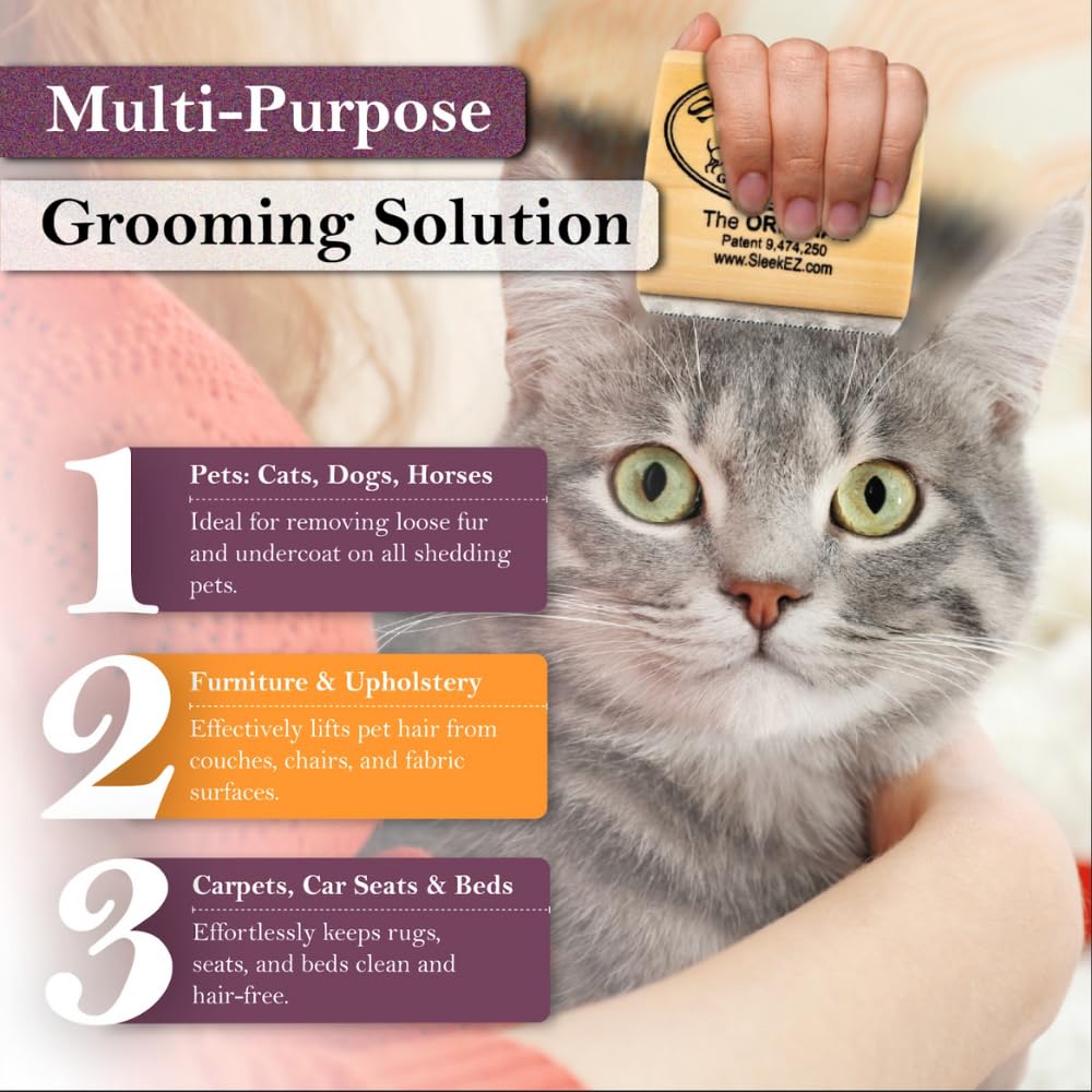 SleekEZ como regalo práctico para dueños de gatos.