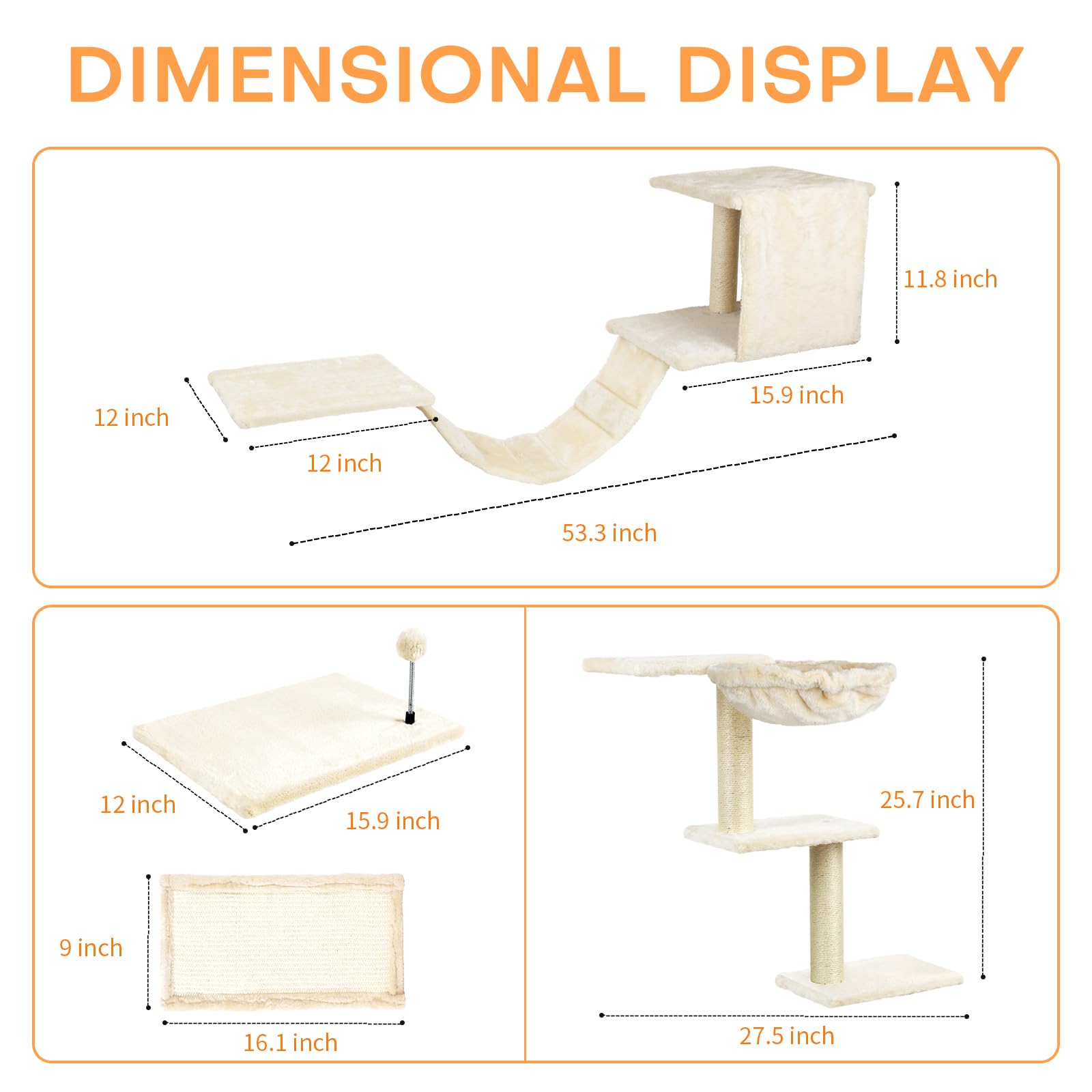 SLFYFC cat wall shelves perches close-up highlights plush carpeting for comfy lounging.