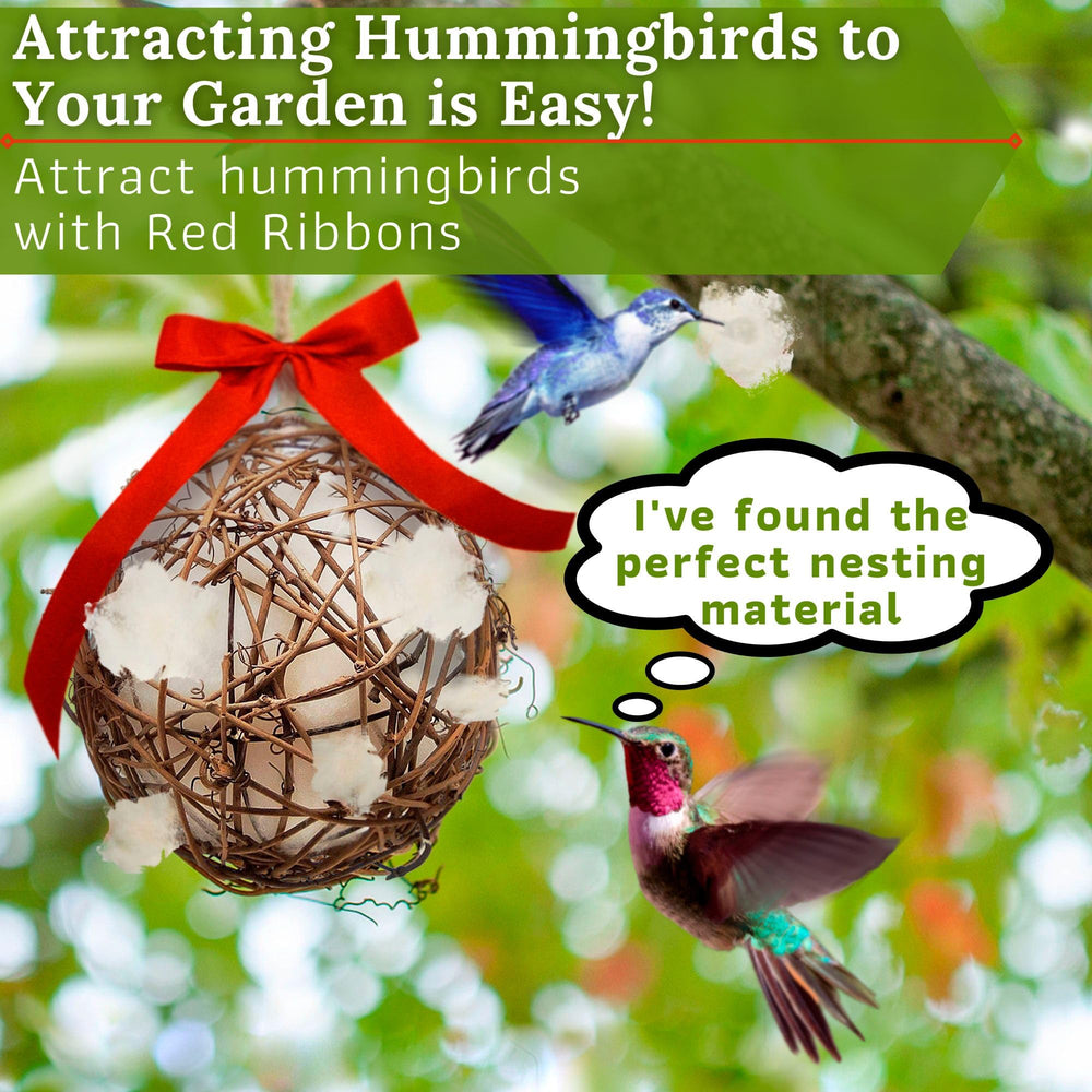 Slivche hummingbird nesters hanging rope demonstrates easy outdoor installation