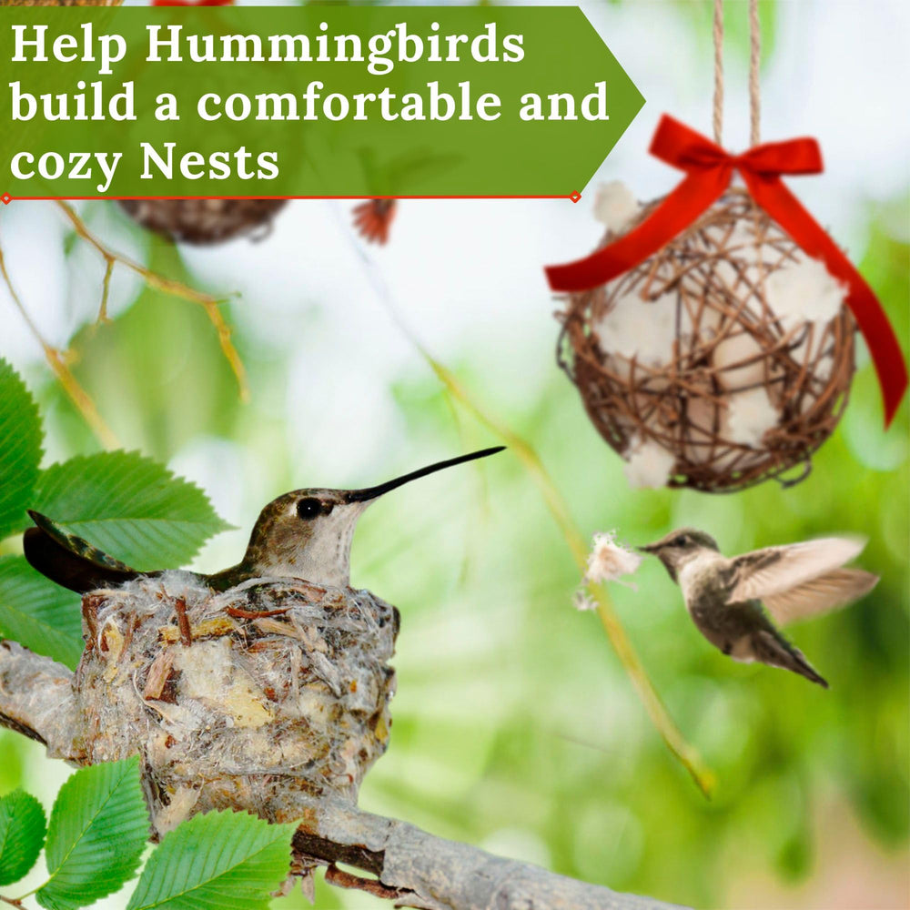 Slivche hummingbird nesters open-design dries faster after rain