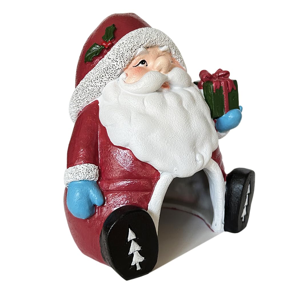 SLOCME Santa Claus decoration resin material promises durability and safe use in aquariums.